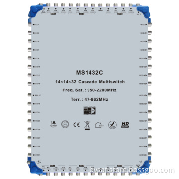 Turkey Market Professional 47-2250 Mhz 14 Input 14 Output 32 Subscriber Cascade Satellite Multiswitch 